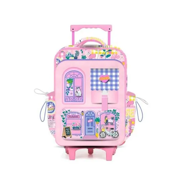 Mochila 17" con carro my house chimola