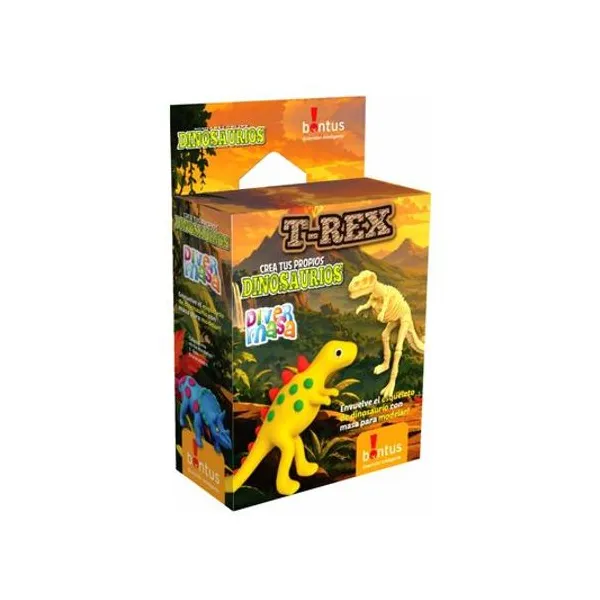 Set de masas divermasa: dinosaurios en caja 12x19 cm x1