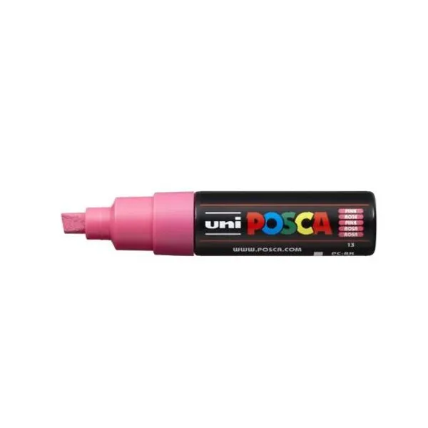Marcador Uni posca al agua para bis.extra g. rosa