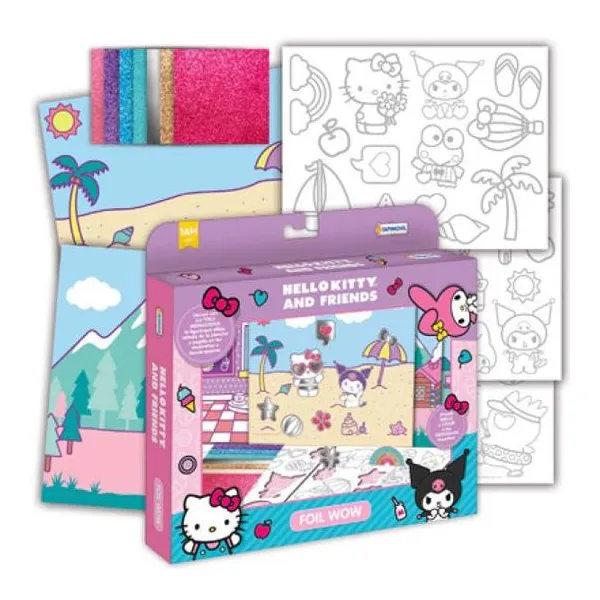 Foil wow kitty. set para darle un toque brillante a tus creaciones