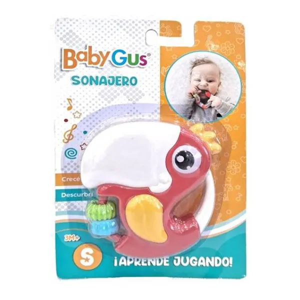 Sonajero loro baby gus