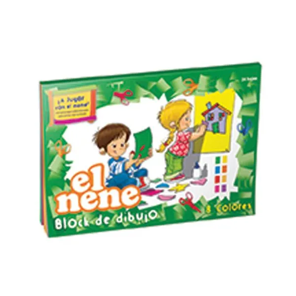 Block de dibujo el nene mini color x24 hjs.