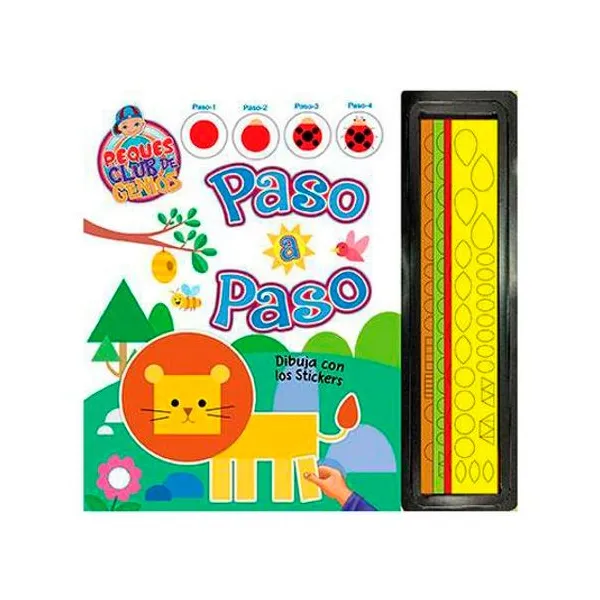 Libro peques club de genios con stickers: paso a paso 28x28 cm latinbooks