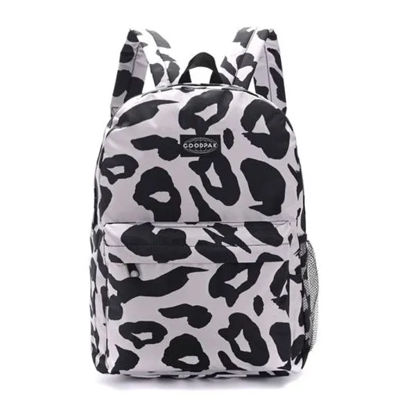 Mochila 17" espalda animal print negro goodpak