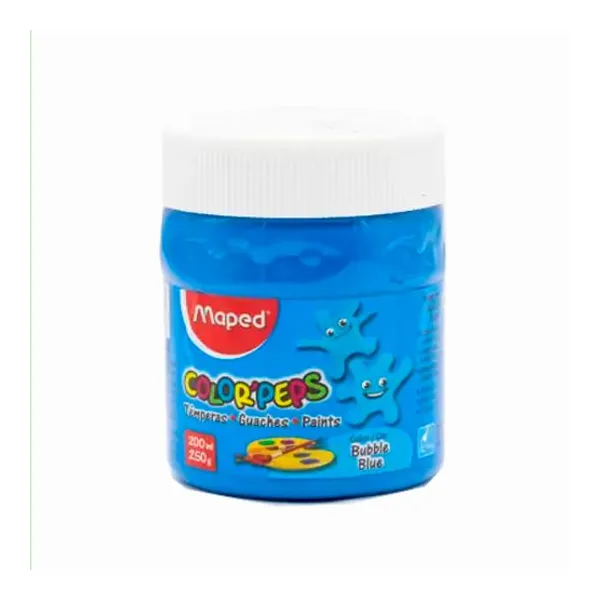 Témpera Maped pote x250 grsceleste burbuja