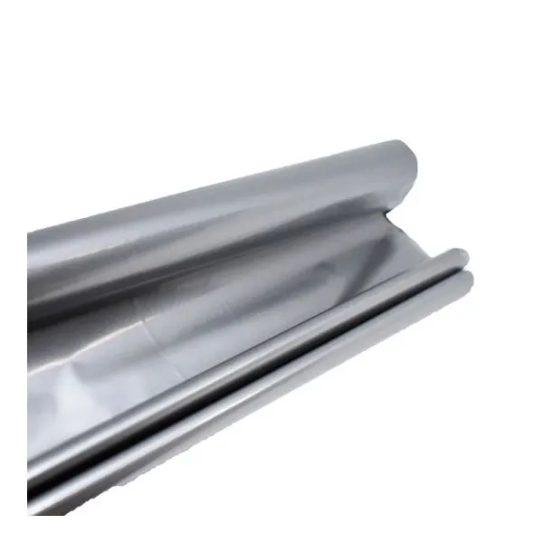 Papel celofan 55 x90 cmrollo x10 hs. plata