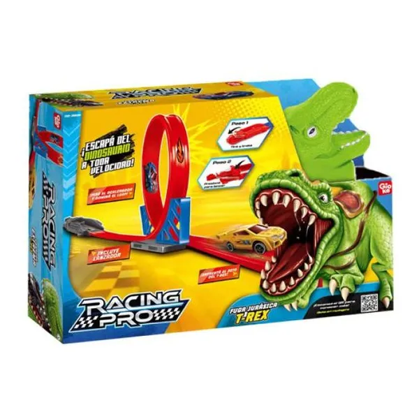 Racingpro pista fuga jurasica: t-rex
