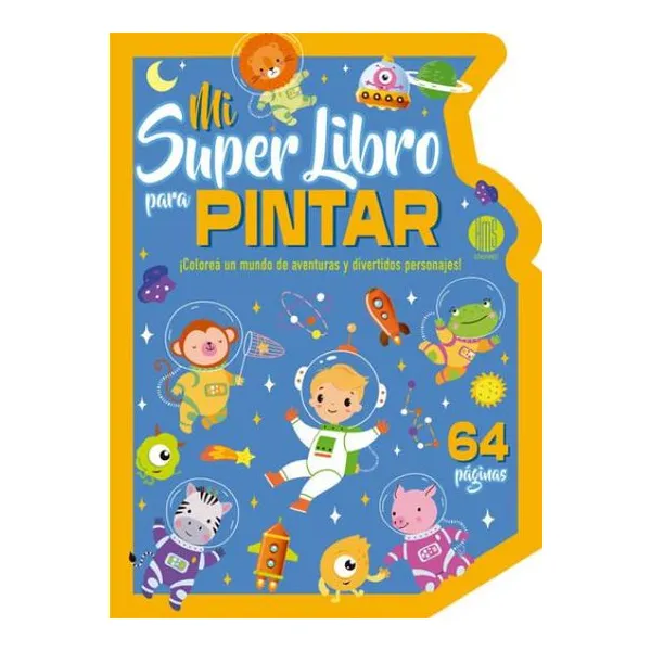 Mi super libro para pintar 64 páginas