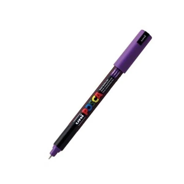 Marcador Uni posca al agua para extra fina violeta