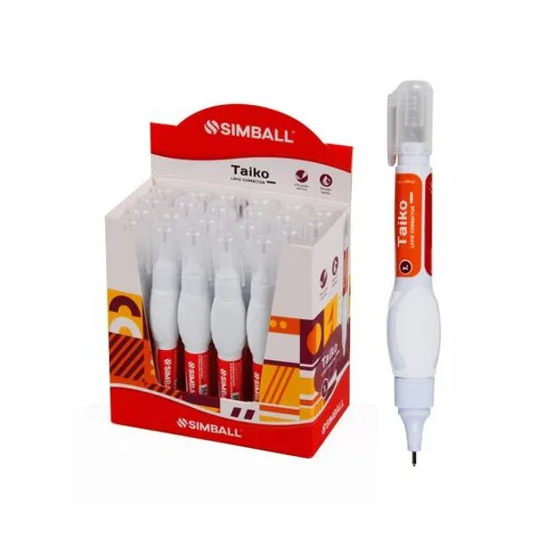Lápiz corrector taiko 7cc caja x24 unidades Simball