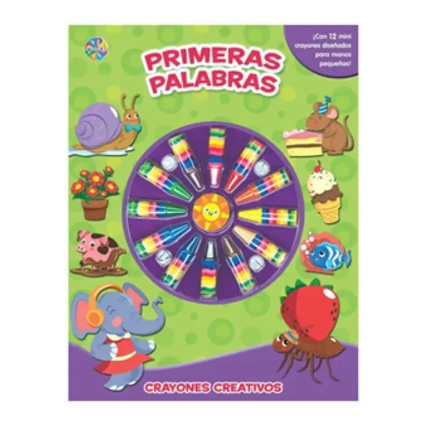 Crayones creativos: primeras palabras 21 28 cm
