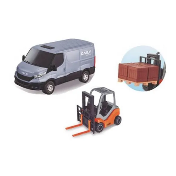 Van iveco con maquina elevadora