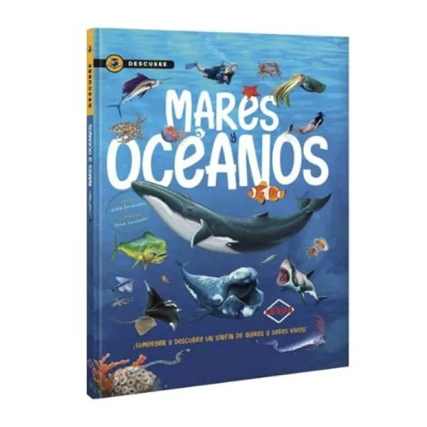 Descubre mares y oceanos tapa dura/24x33 cm/46 páginas