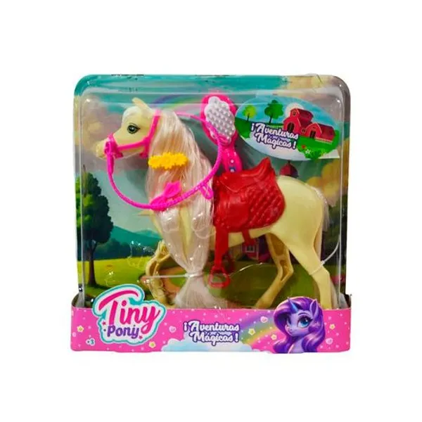 Unicornio para peinar con accesorios en burbuja 30x29x6 cm