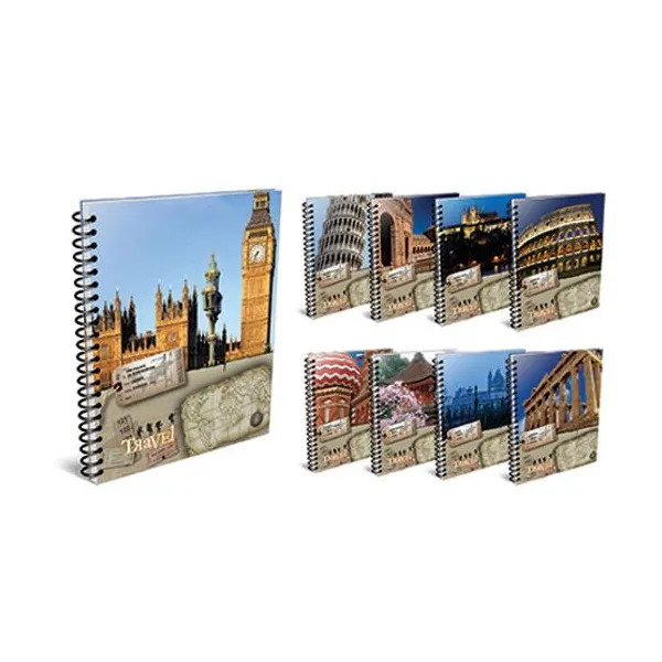 Cuaderno espiral a4 mis apuntes travel t/flexible 80 hs.raya