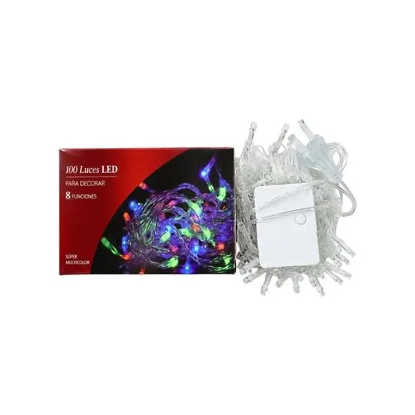 Luces led x100 muticolor 220v 8 funciones