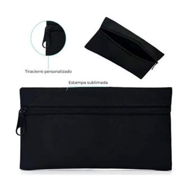 Cartuchera goodpak negro 22x11.5 cm