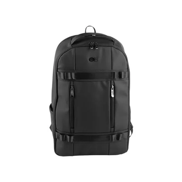 Mochila 17" espalda portanotebook impermeable negra elf