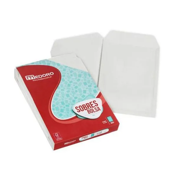 Sobre bolsa obra 75 g 240x300 mm caja x100 unidades medoro