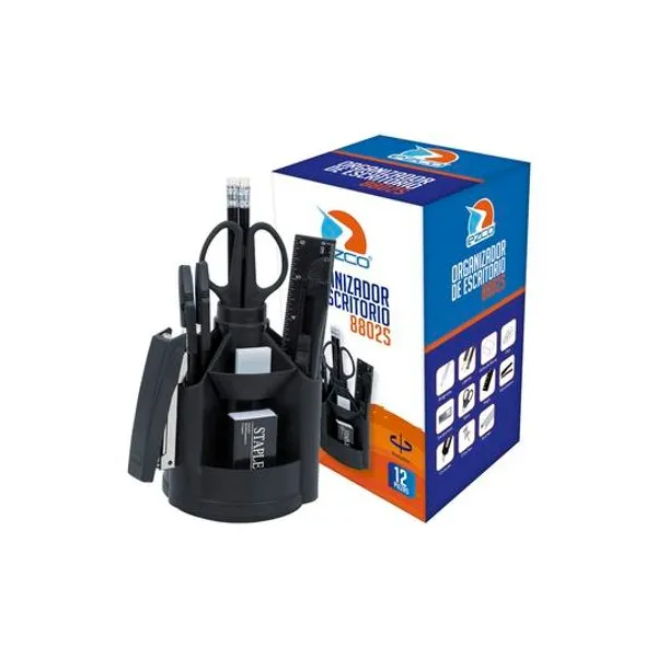 Organizador de escritorio circular 8802s Ezco