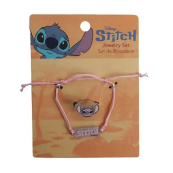 Bijouterie pulsera y anillo lilo & Stitch
