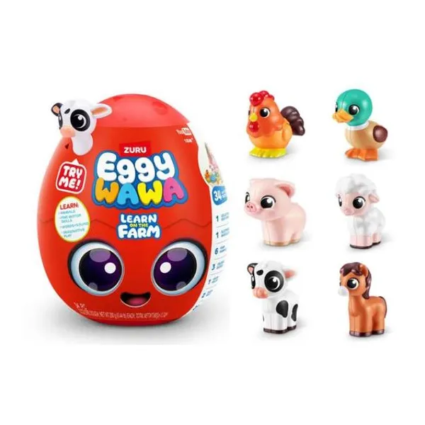 Eggy wawa - huevo sorpresa 25 cm - learn on the farm