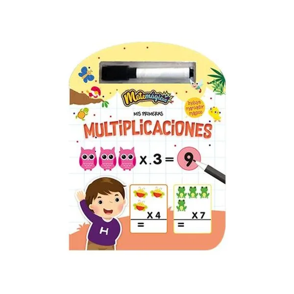 Libro de actividades matemagicas: mis primeras multiplicaciones 21x28 cm