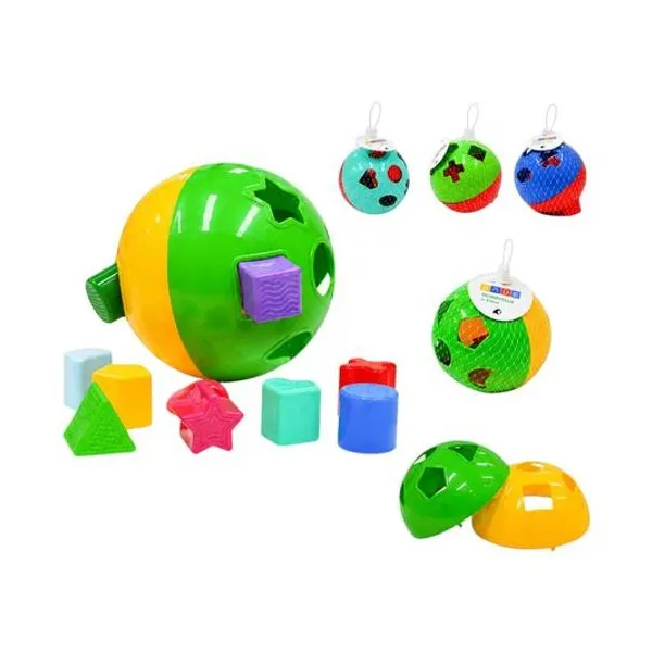 Bola encastre didáctico 15 cm en red