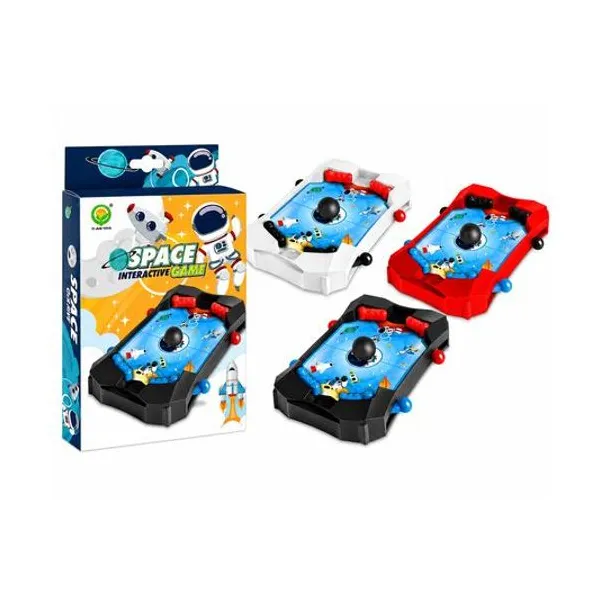 Juego de pinball espacial en caja 14x22x3 cm x1 colores surtidos
