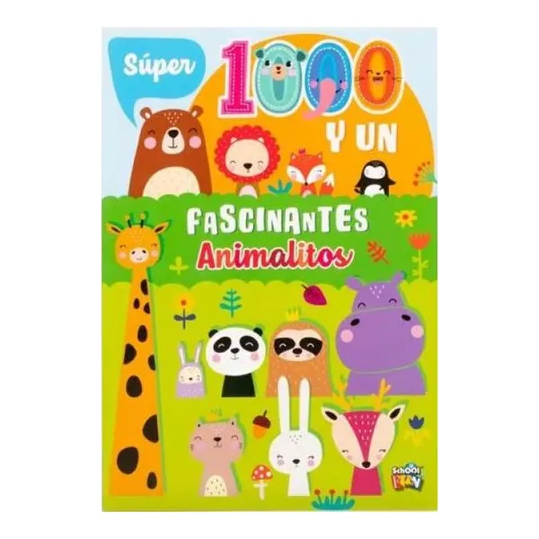 Super 1000 y un fascinantes animalitos para pintar 20 28 cm