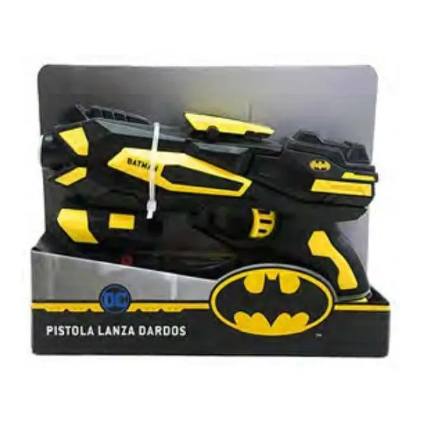 Pistola lanza dardos batman 20x16x5 cm