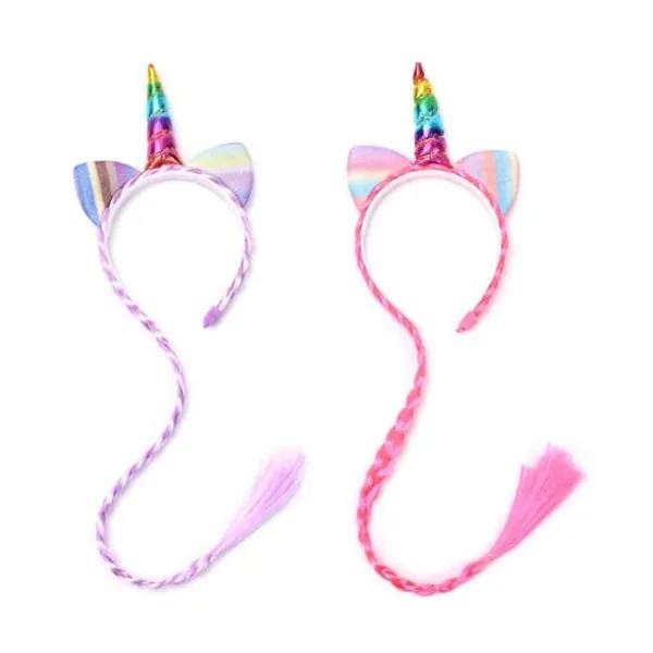Vincha unicornio con pelo