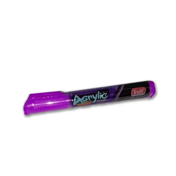 Marcador trabi acrylic pop al agua para 4 mmpurpura