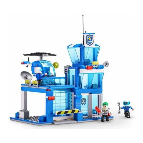 Max city box playset police station 321 pieces