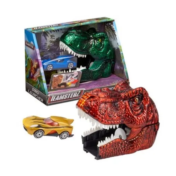 Teamsterz dinosaurio lanzador + 1 vehiculo surtidos