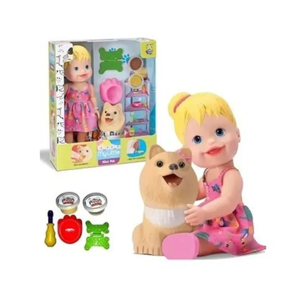 Bebé mi primer mascota con accesorios en caja 30x3