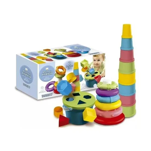 Set didáctico primera infancia 3en1 Duravit
