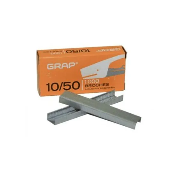 Broche n.° 10/50 caja x1000 unidades grap