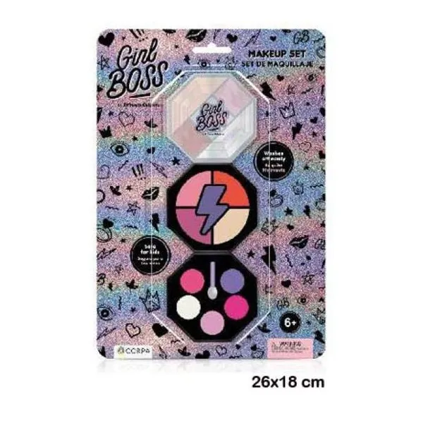 Girl boss - pupa octogonal triple en blister 26x18 cm