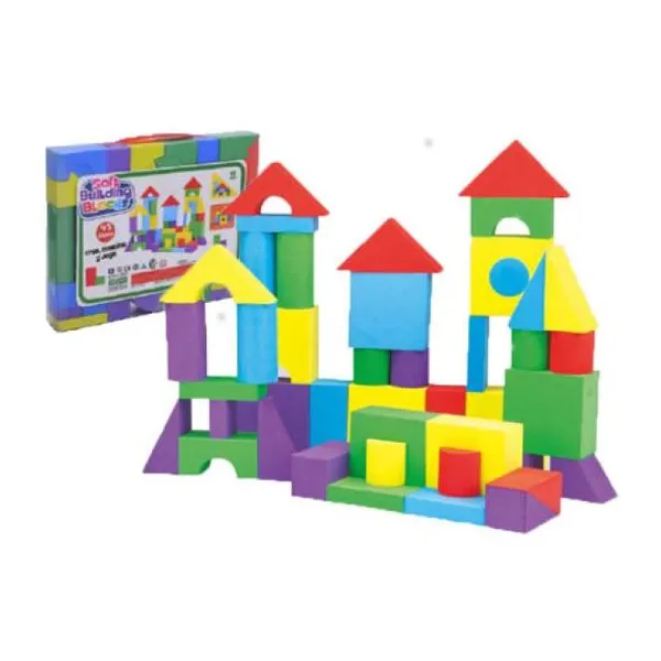 Soft building blocks 47 piezas de gomas de eva