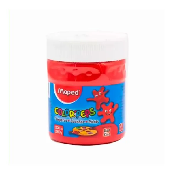 Témpera Maped pote x250 grsrojo beso