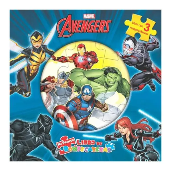 Mi primer libro de rompecabezas: Avengers Marvel 25 25 cm