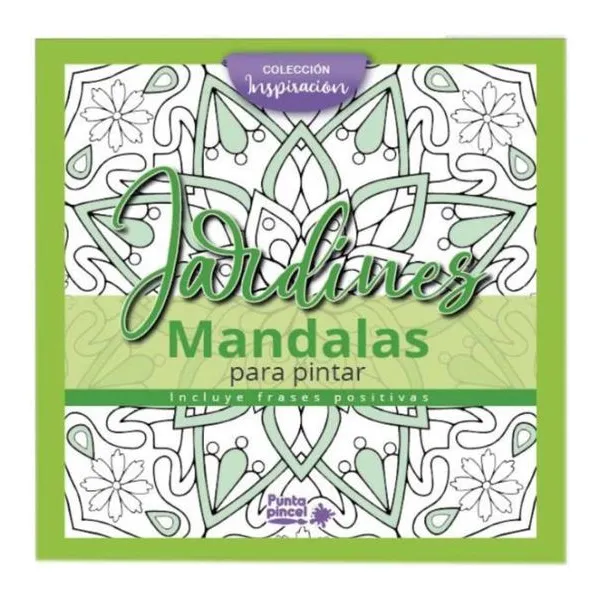 Mandalas para pintar - jardines