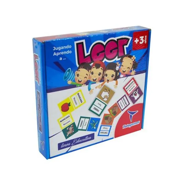 Juego de mesa jugando aprendo a leer 20x20 cm toto - jm