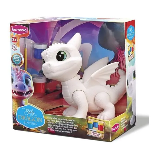 Baby dragon pintura 21 cm