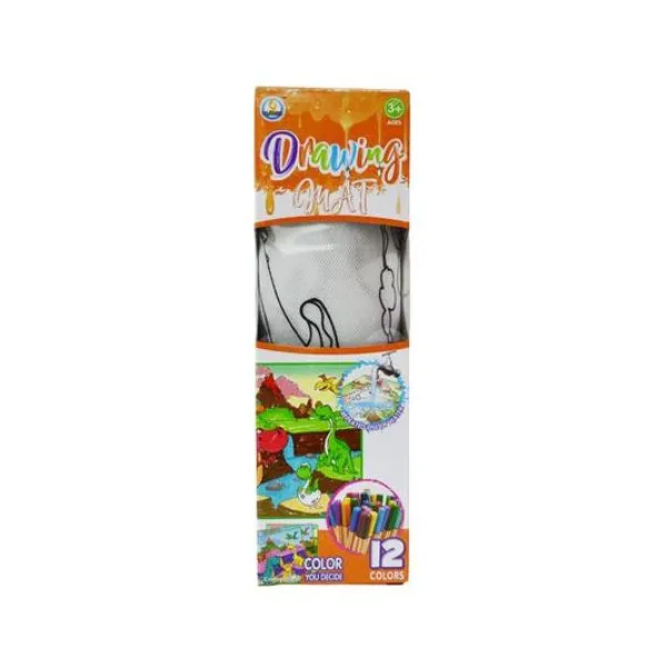 Set de dibujo mágico dinosaurio 50x50 cm en caja