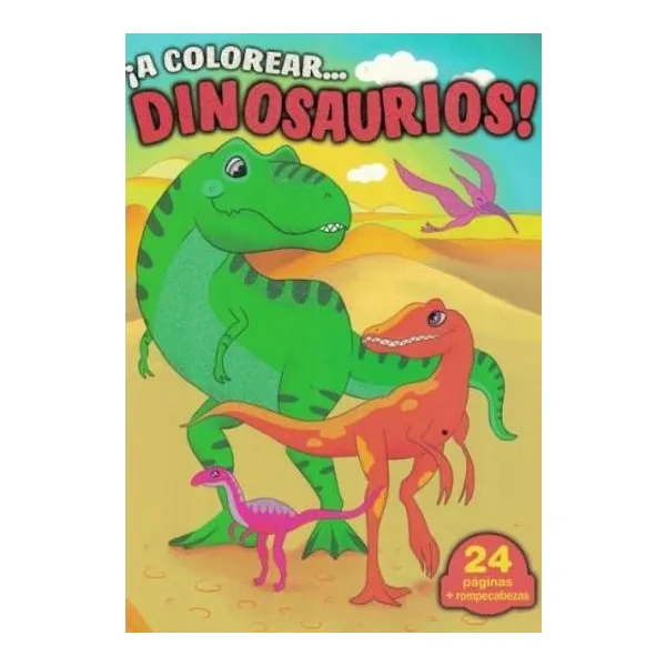 A colorear… dinosaurios!