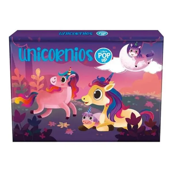 Unicornios- libro con pop up 18 14 cm