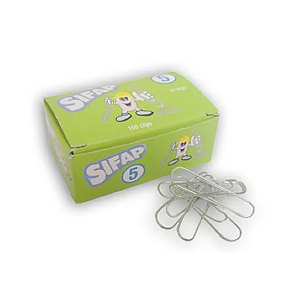 Broche clip n.° 5 Sifap 39 mmx 100 unid.