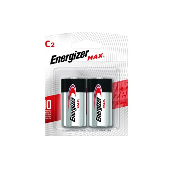 Pilas alcalinas Energizer "c" mediana bl.x 2 u.e93 bp2 gl